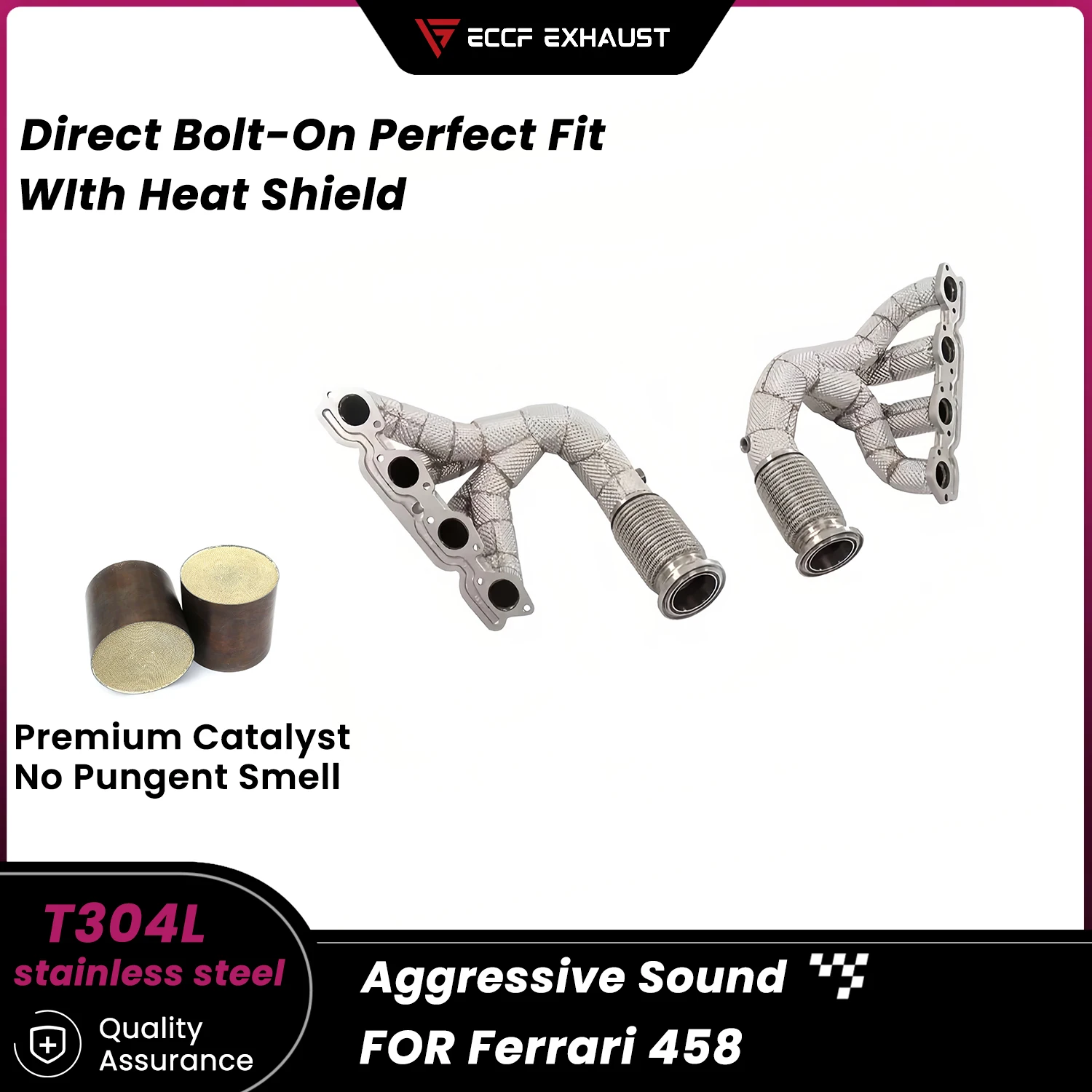 Замычки из нержавеющей стали премиум-класса с высоким расходом и теплозащитным экраном для Ferrari 458, производительность выхлопной системы Unleash
Замычки из нержавеющей стали премиум-класса с высоким расходом и теплозащитным экраном для Ferrari 458, производительность выхлопной системы Unleash