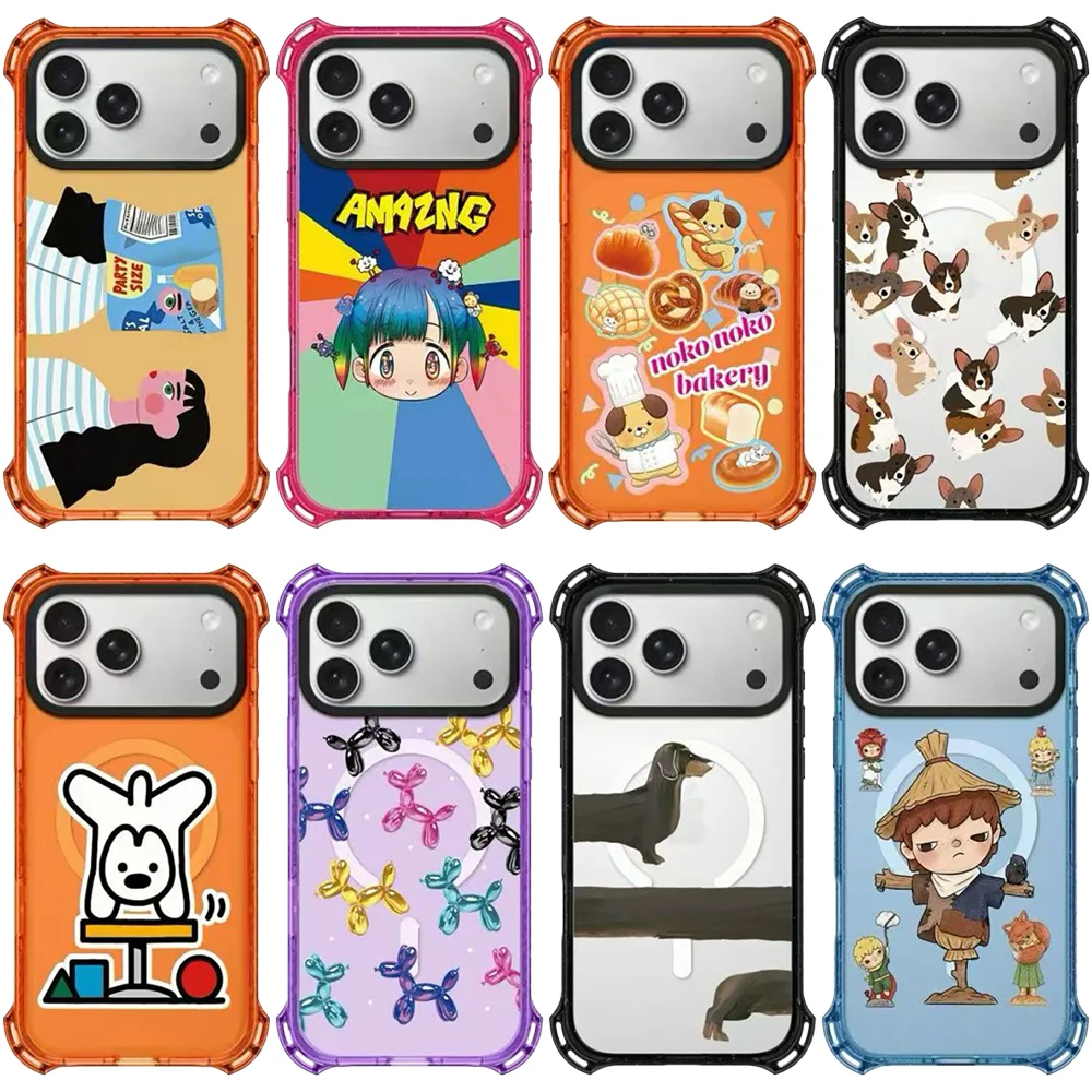 Cartoon Dachshund 4 Corner Magnetic Protective Phone Case Cover for IPhone 13 14 15 16 17 Pro Max Case for IPhone 17Pro
Cartoon Dachshund 4 Corner Magnetic Protective Phone Case Cover for IPhone 13 14 15 16 17 Pro Max Case for IPhone 17Pro