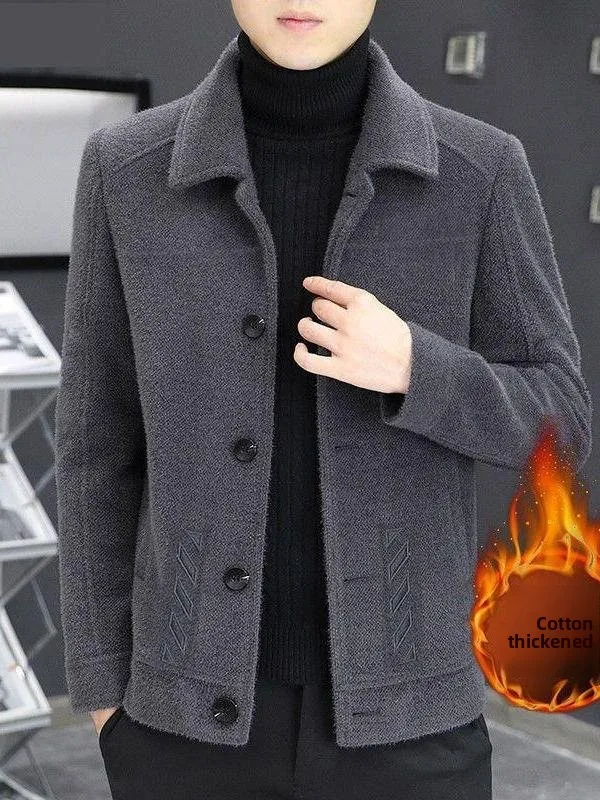Men's ort Thiened Woolen Jaet Korean Sle Slim Fit Autumn Winter New Cotton Coat Men's Faion Busin Casual Coat
Men's ort Thiened Woolen Jaet Korean Sle Slim Fit Autumn Winter New Cotton Coat Men's Faion Busin Casual Coat
