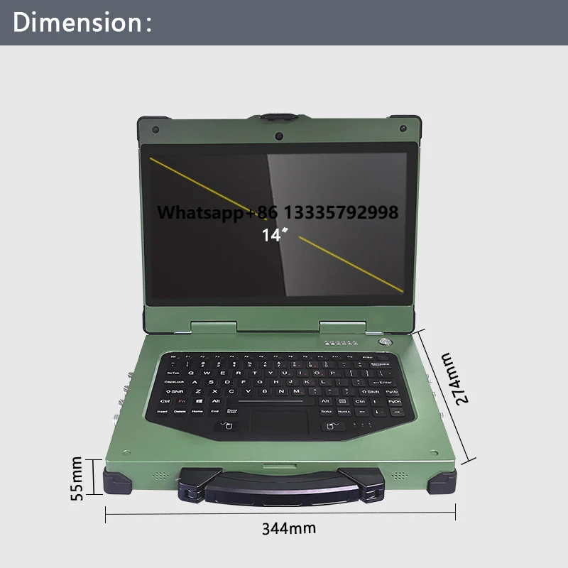15.6 Inch Industrial Grade Portable Rugged Laptop Dual Al-alloy Downward Support CPU I7/i5/i3 Computer Accessories 
15.6 Inch Industrial Grade Portable Rugged Laptop Dual Al-alloy Downward Support CPU I7/i5/i3 Computer Accessories