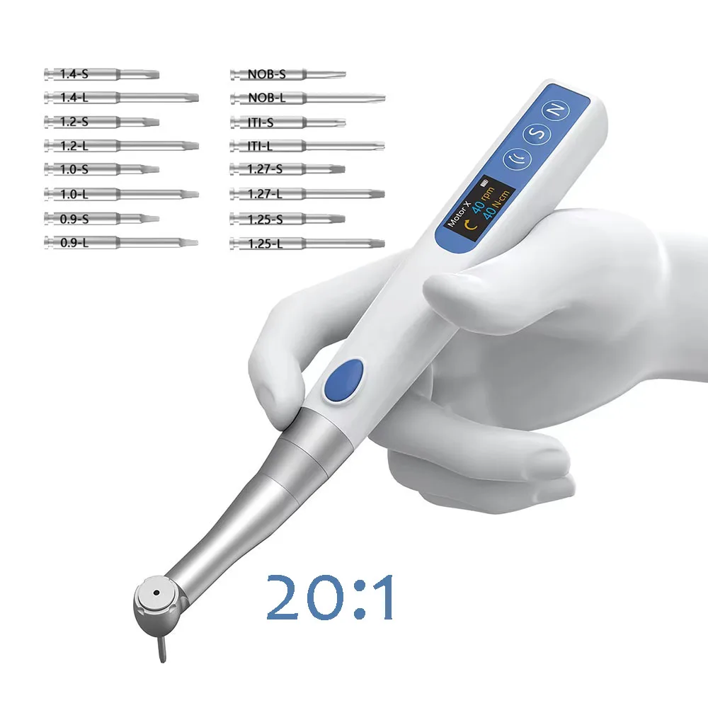 Dental Implant Torque Wrench Torque Driver with Screws, Electric Wireless Dentist tools Implant Repair Tools dental tools
Dental Implant Torque Wrench Torque Driver with Screws, Electric Wireless Dentist tools Implant Repair Tools dental tools