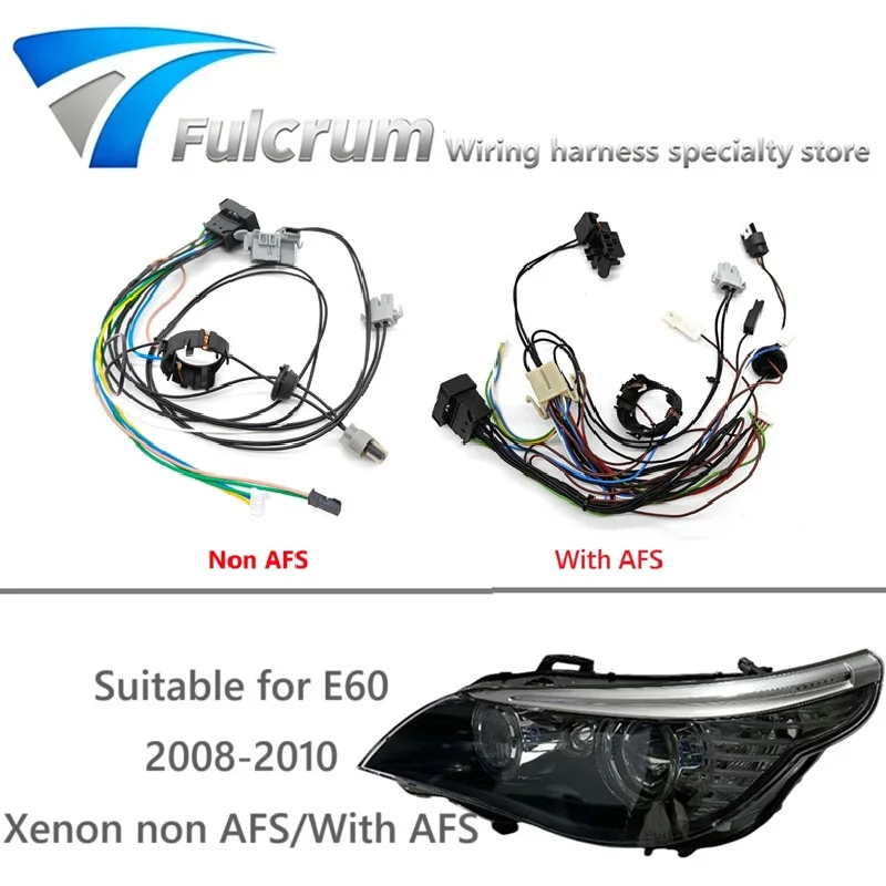Suitable for BMW 5 Series E60 E61 2008-2010 xenon headlight wiring harness wire harness plug non AFS and with AFS
Suitable for BMW 5 Series E60 E61 2008-2010 xenon headlight wiring harness wire harness plug non AFS and with AFS