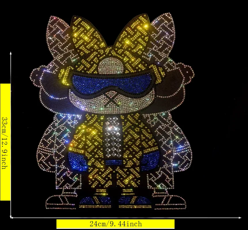 European American New Design Rhinestone Patch Cartoon Iron On Patch Clothing Accessories
European American New Design Rhinestone Patch Cartoon Iron On Patch Clothing Accessories