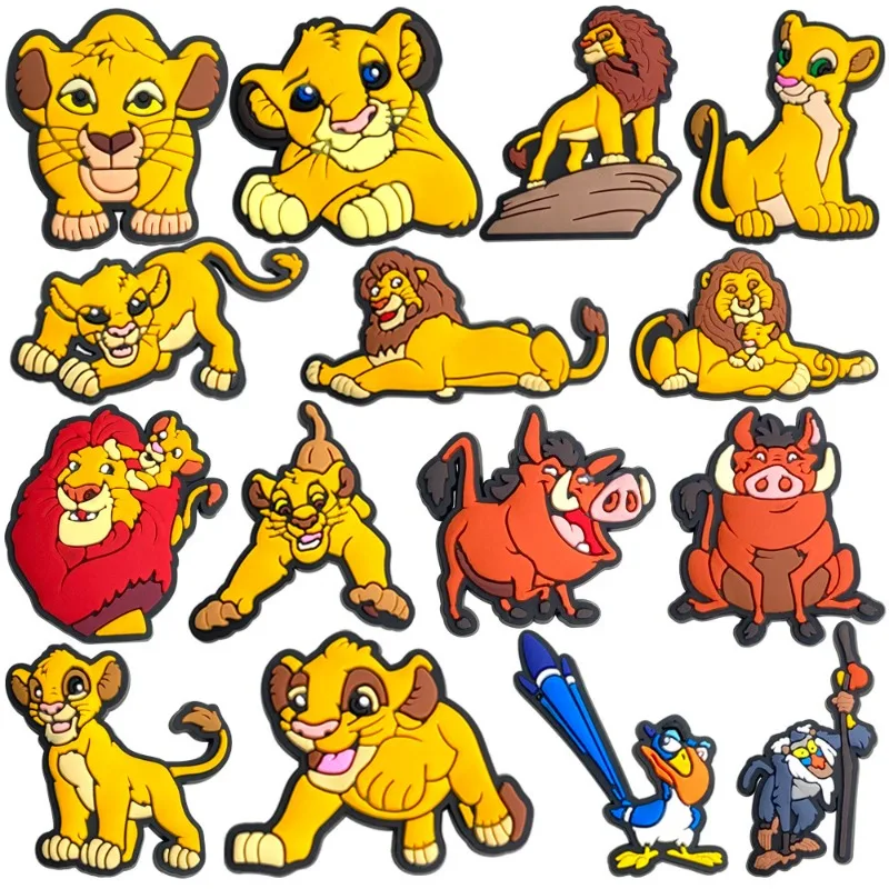 15pcs Set New Lion King Series Cave Shoes Shoes Flower Buckle Sandals Accessories Soft Rubber DIY Versatile Slippers Accessories
15pcs Set New Lion King Series Cave Shoes Shoes Flower Buckle Sandals Accessories Soft Rubber DIY Versatile Slippers Accessories