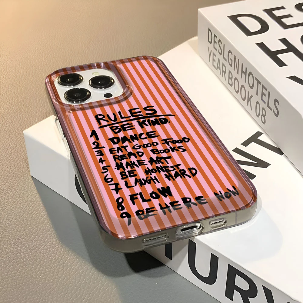 Minimalist Plain American Rules Of Life Silicone Case For Iphone 12 15 Plus 11 13 17 14 16 Pro Max Clean Simple Back Cover
Minimalist Plain American Rules Of Life Silicone Case For Iphone 12 15 Plus 11 13 17 14 16 Pro Max Clean Simple Back Cover