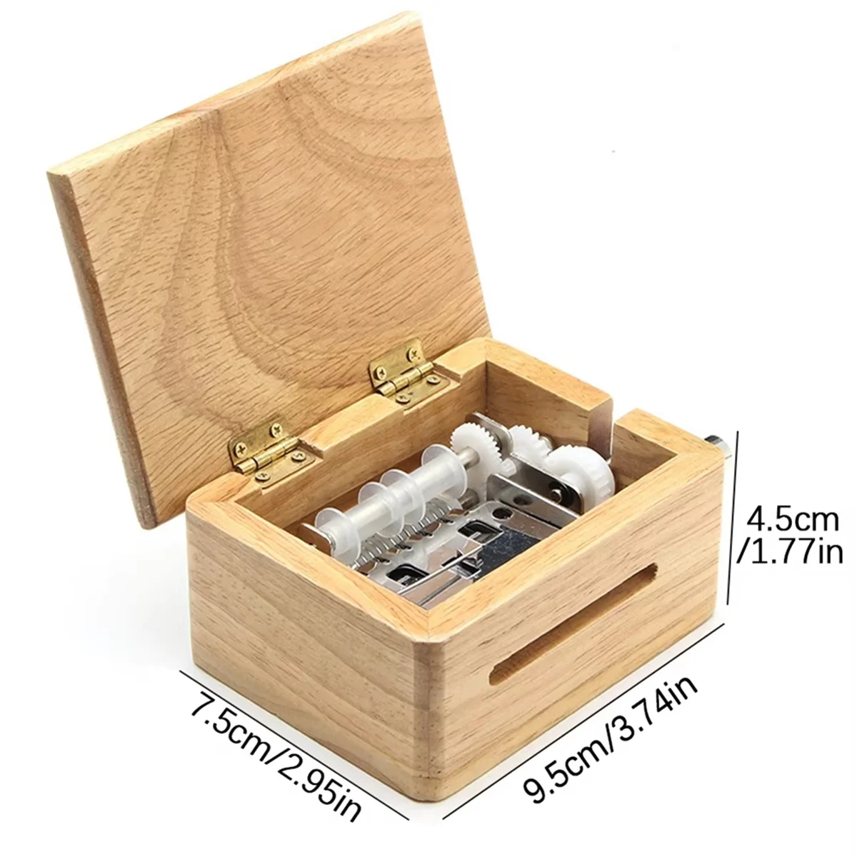 15 Tone Hand-Cranked Music Box with Paper Tape Puncher Wooden Box Music Paper Composing Movement DIY Composing Music
15 Tone Hand-Cranked Music Box with Paper Tape Puncher Wooden Box Music Paper Composing Movement DIY Composing Music