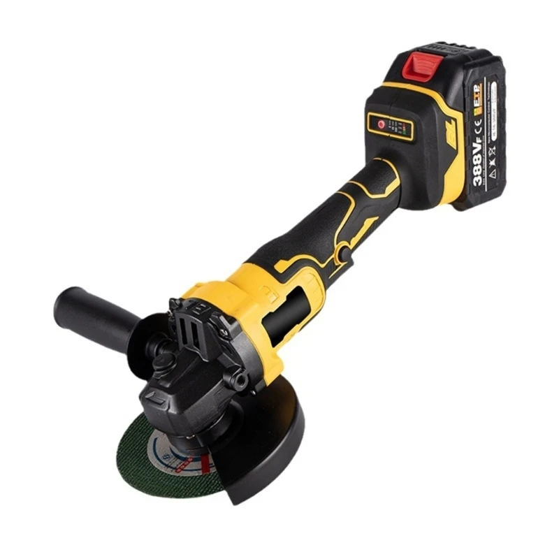 Cordless Angled Grinder Brushless Motor 3 Adjustable Speed 10000RPM Cutting Machine Tools for Wood Metal Rusts Removal
Cordless Angled Grinder Brushless Motor 3 Adjustable Speed 10000RPM Cutting Machine Tools for Wood Metal Rusts Removal