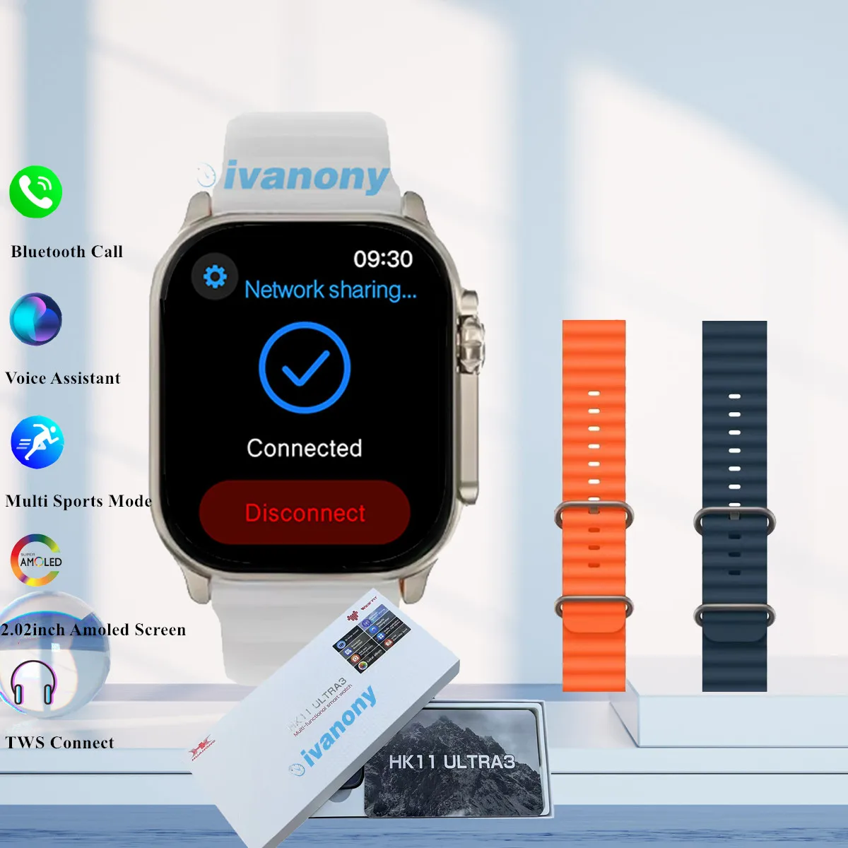 Смарт-часы HK11 Ultra 3 с навигацией по картам, Bluetooth, функцией обмена картами, голосовым управлением, 2.02-дюймовым AMOLED-экраном, для мужчин, 2026 год
Смарт-часы HK11 Ultra 3 с навигацией по картам, Bluetooth, функцией обмена картами, голосовым управлением, 2.02-дюймовым AMOLED-экраном, для мужчин, 2026 год