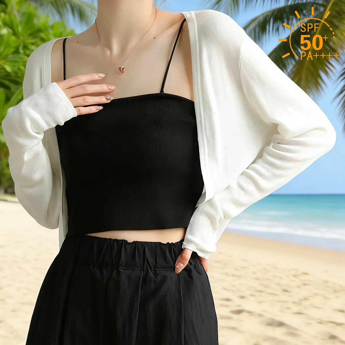 Sun Protection Knit Cardigan Women's Thin Coat Ice Silk Outerwear Cover-up Shawl Air Conditioning Shirt Spring Summer
Sun Protection Knit Cardigan Women's Thin Coat Ice Silk Outerwear Cover-up Shawl Air Conditioning Shirt Spring Summer