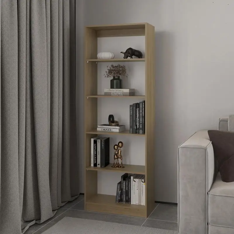 Bookcase XS, 4 Shelves, Macadamia/White MDF, Modern Storage Solution for Home or Office
Bookcase XS, 4 Shelves, Macadamia/White MDF, Modern Storage Solution for Home or Office