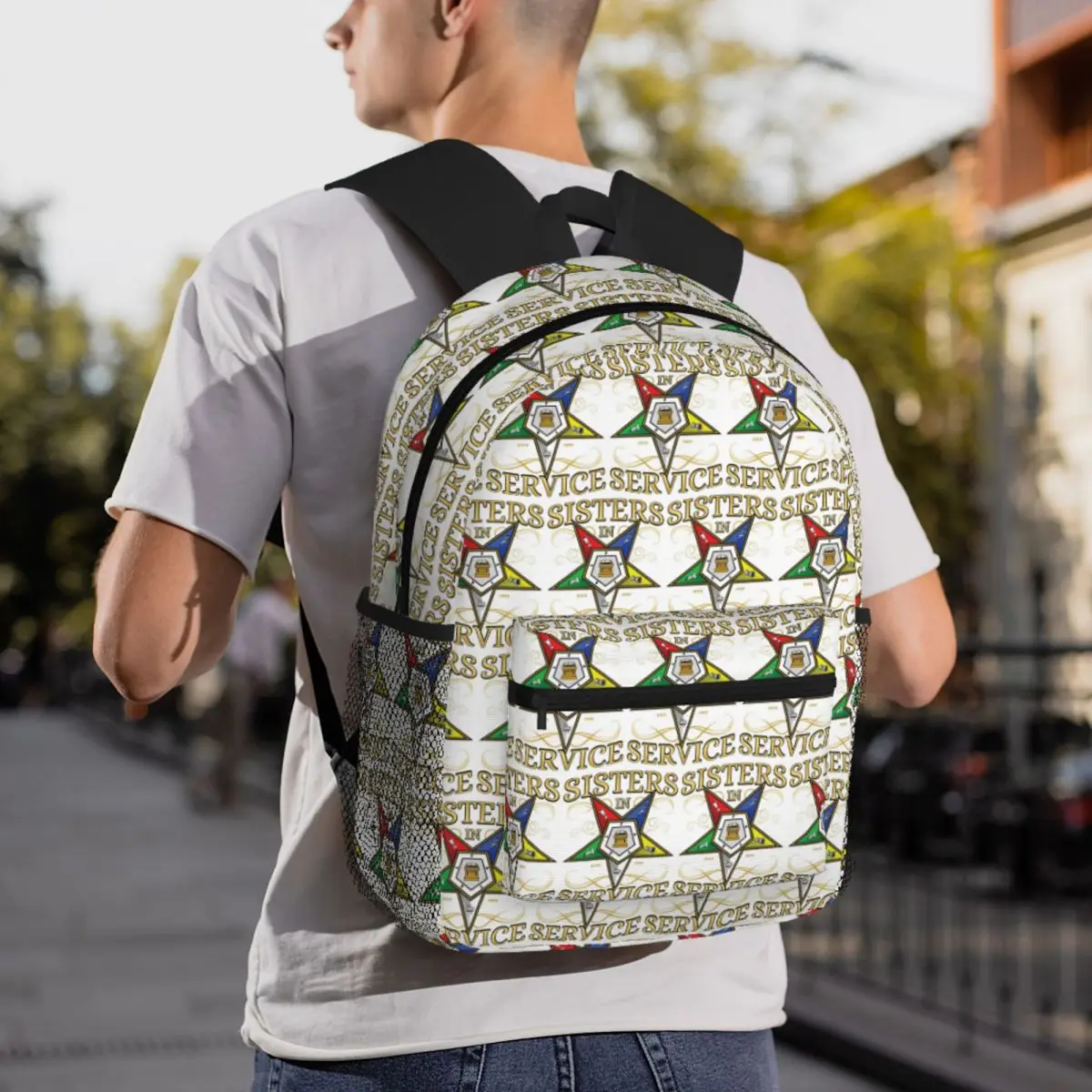 OES Emblem Order Of The Eastern Star Backpack Daypack Large Capacity Boys Girls BookBag School Bag Shoulder Bags for Men Women
OES Emblem Order Of The Eastern Star Backpack Daypack Large Capacity Boys Girls BookBag School Bag Shoulder Bags for Men Women