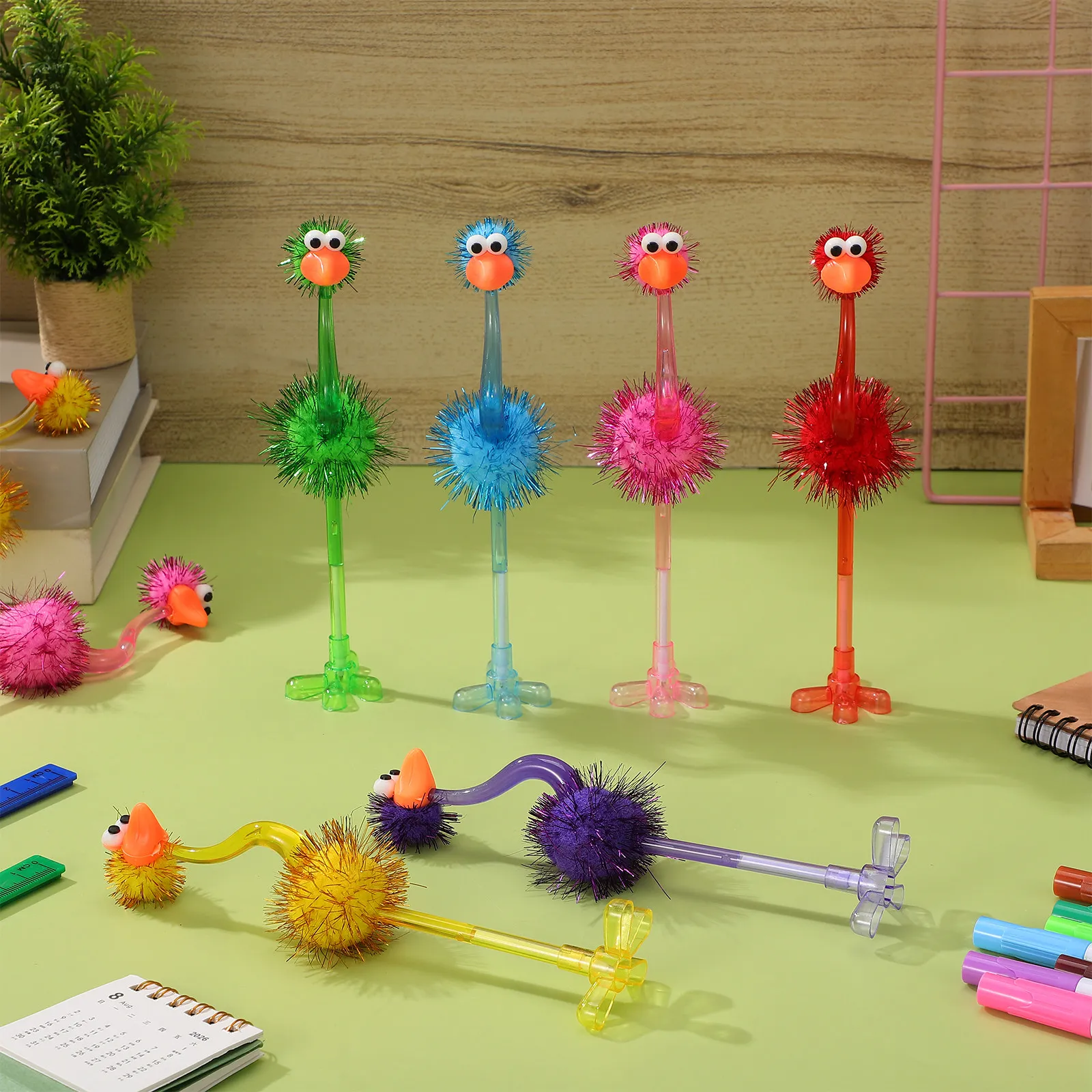 24Pcs Premium Ostrich-Themed Ballpoint Pens Kawaii Stationery Set for Students Teachers Office Supplies Art Sketching Signature
24Pcs Premium Ostrich-Themed Ballpoint Pens Kawaii Stationery Set for Students Teachers Office Supplies Art Sketching Signature