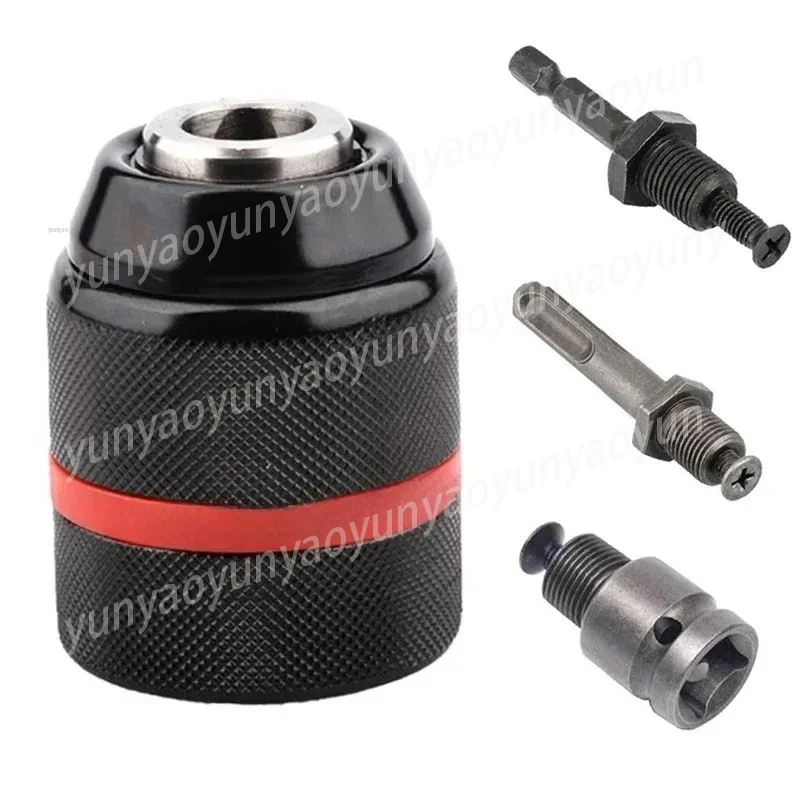 13mm Keyless Drill Chuck Hex Shank/Socket Square Female Adaptor Hardware Tool Professional Wrench Chucks
13mm Keyless Drill Chuck Hex Shank/Socket Square Female Adaptor Hardware Tool Professional Wrench Chucks