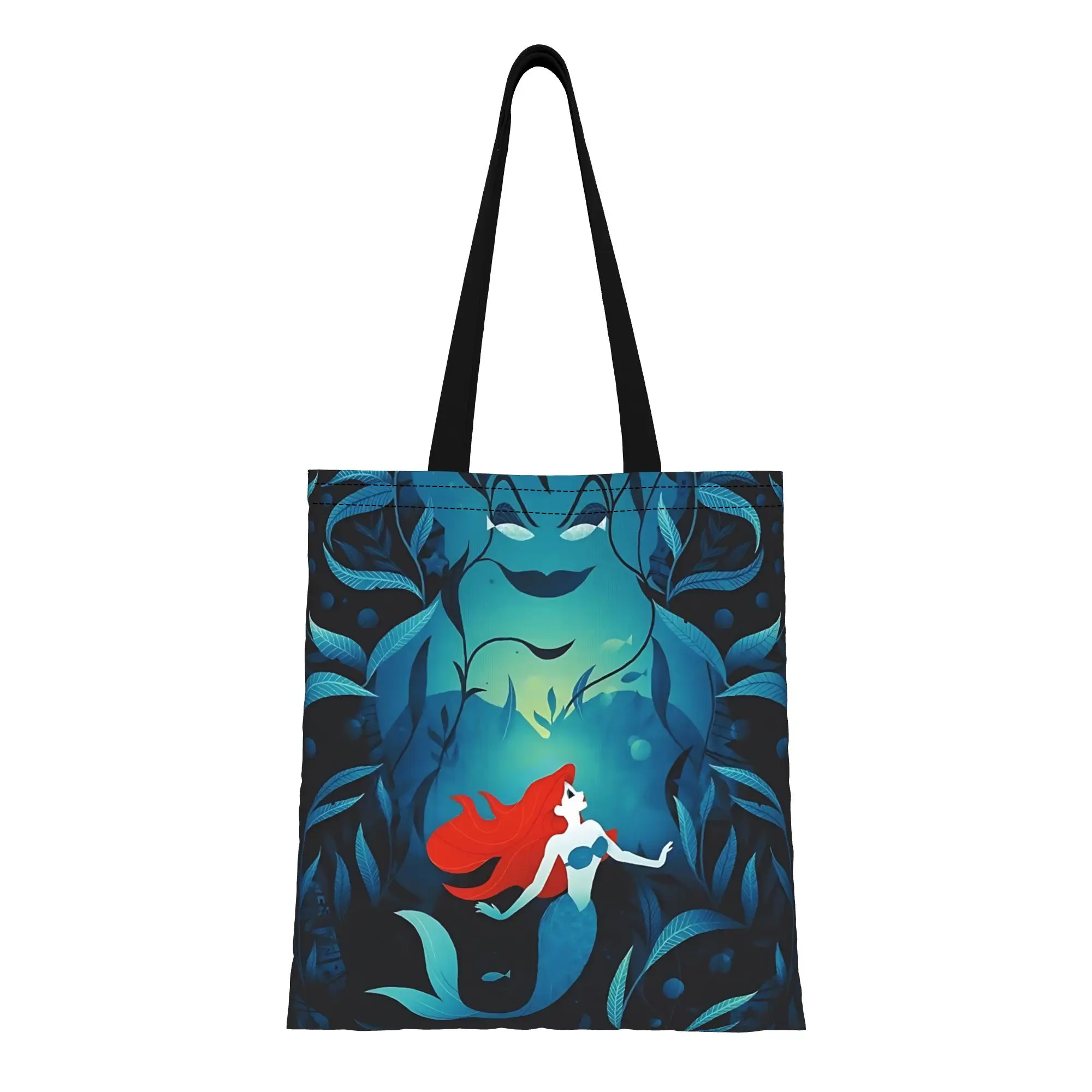 1PC Valentine's Day Disney animation Reusable Double Sided Canvas Tote Bag Shoulder The Little Mermaid princess Handbag
1PC Valentine's Day Disney animation Reusable Double Sided Canvas Tote Bag Shoulder The Little Mermaid princess Handbag