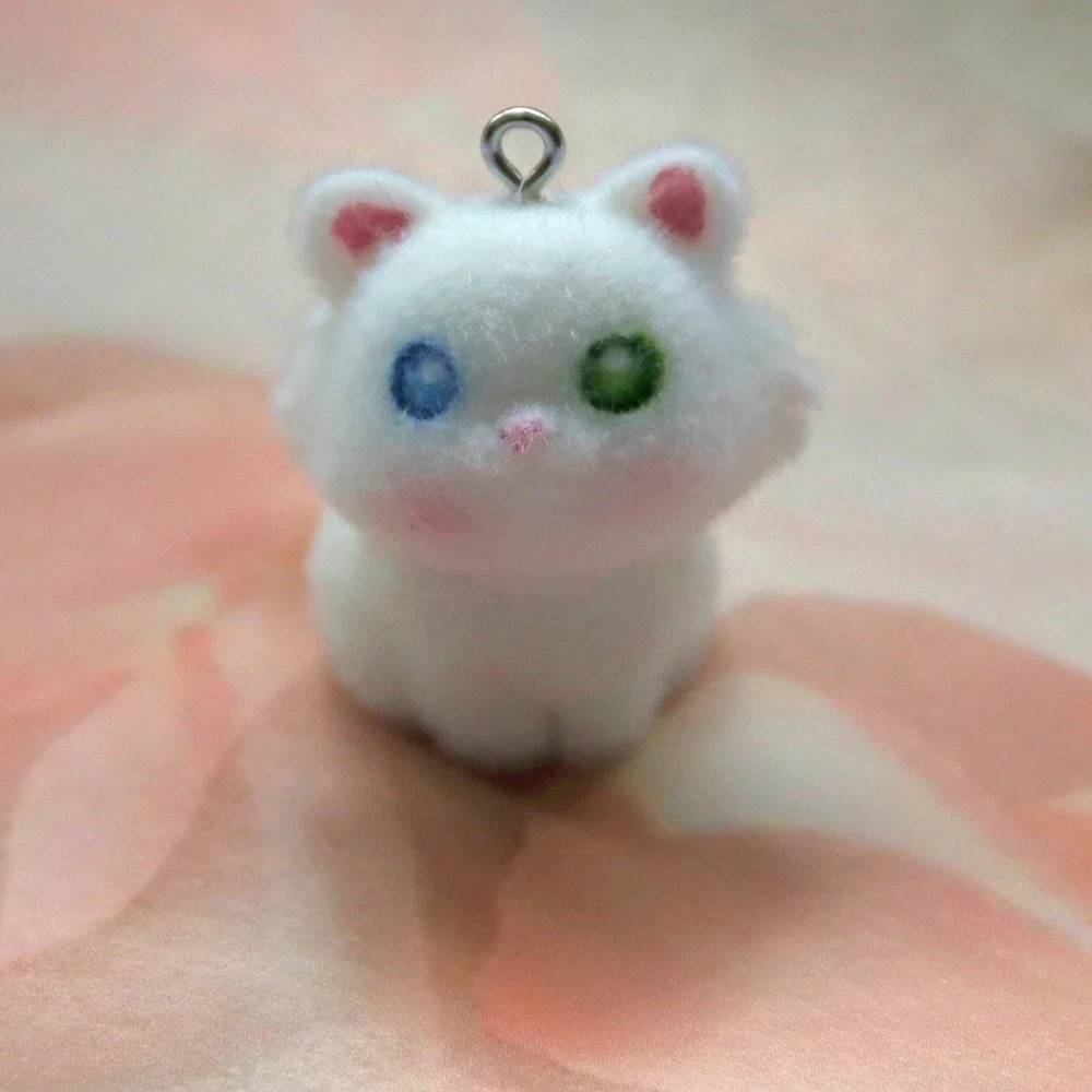 20Pcs 3D Cute Flocking Persian Cat Resin Charms MIni Cartoon Animal Plush Pendant For Keychains Earrings DIY Crafts Jewelry Make
20Pcs 3D Cute Flocking Persian Cat Resin Charms MIni Cartoon Animal Plush Pendant For Keychains Earrings DIY Crafts Jewelry Make