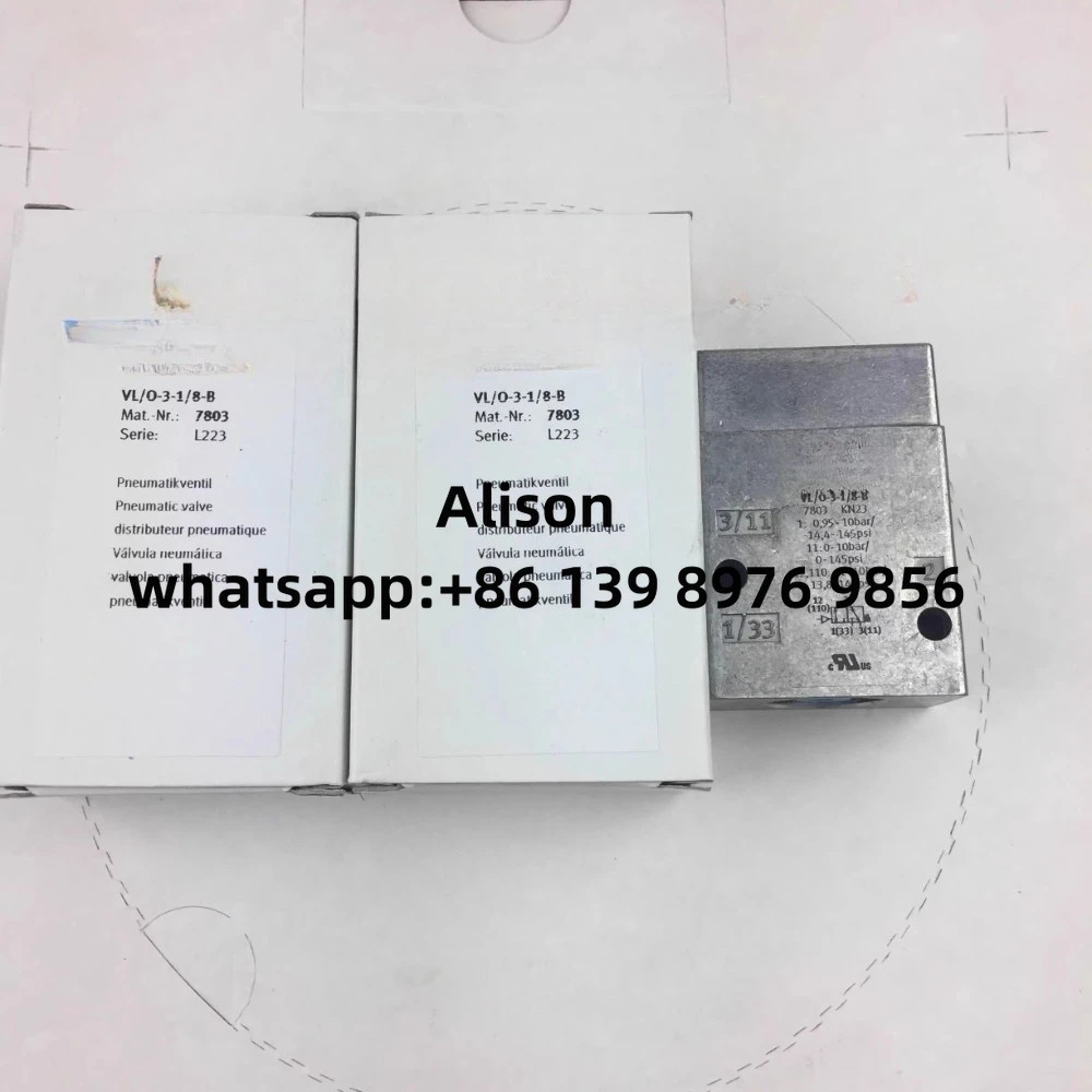 Pneumatic valve 9983 VL/O-3-1/2 10049 VL/O-3-3/4 VL/O-3-1/4 9984 VL/0-3-1/8-B 7803
Pneumatic valve 9983 VL/O-3-1/2 10049 VL/O-3-3/4 VL/O-3-1/4 9984 VL/0-3-1/8-B 7803