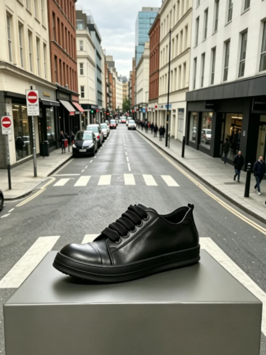 Men Sneaker Black Leather Flat Shoes Jumbo Laces Male Low Top Shoe Women's Casual Shoes Top Quality Ro Luxury Cowhide Sneakers
Men Sneaker Black Leather Flat Shoes Jumbo Laces Male Low Top Shoe Women's Casual Shoes Top Quality Ro Luxury Cowhide Sneakers
