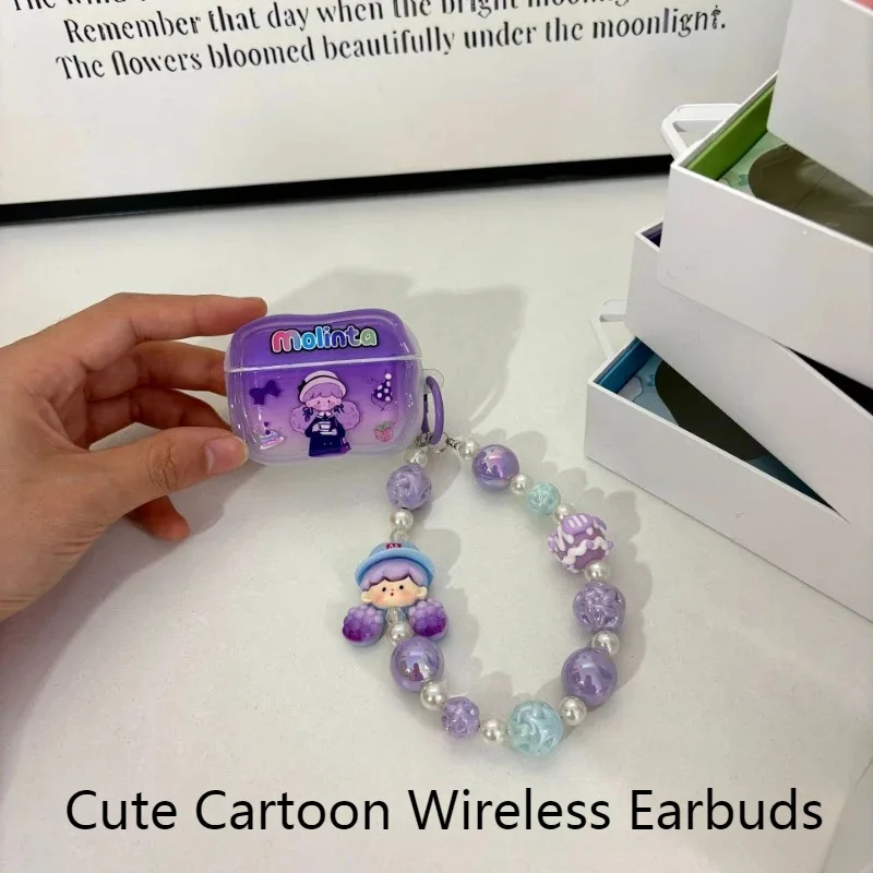 Hot Selling Cute Cartoon Wireless Earbuds With High Appearance And Noise Reduction Bluetooth Earphones With Hanging Rope
Hot Selling Cute Cartoon Wireless Earbuds With High Appearance And Noise Reduction Bluetooth Earphones With Hanging Rope