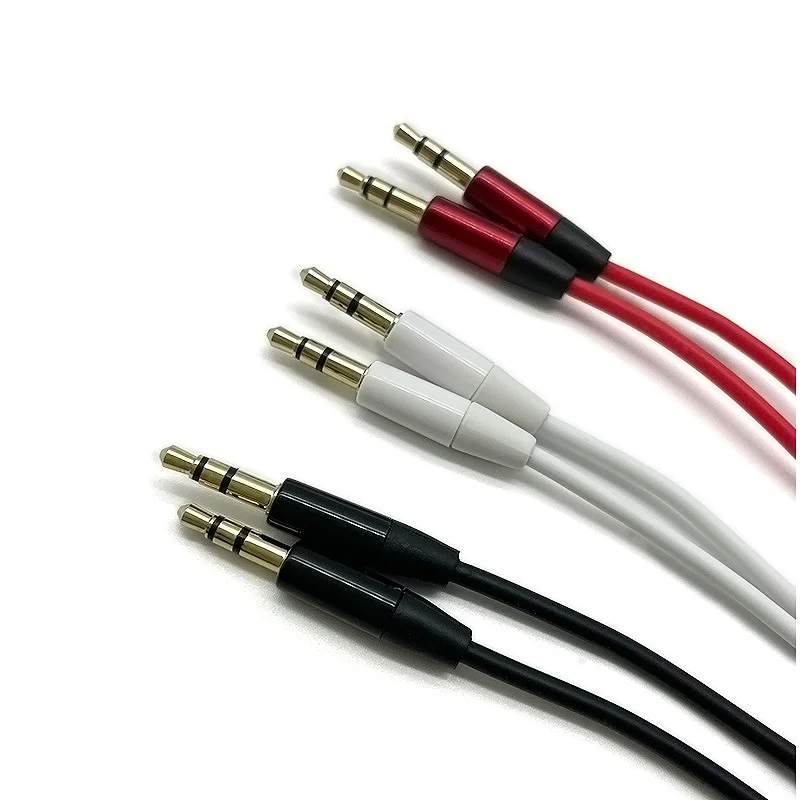 3.5mm Jack Aux Audio Cable Male to Male Car Aux Cable Gold Plated Auxiliary Cable for Car / Phones / Media Players
3.5mm Jack Aux Audio Cable Male to Male Car Aux Cable Gold Plated Auxiliary Cable for Car / Phones / Media Players