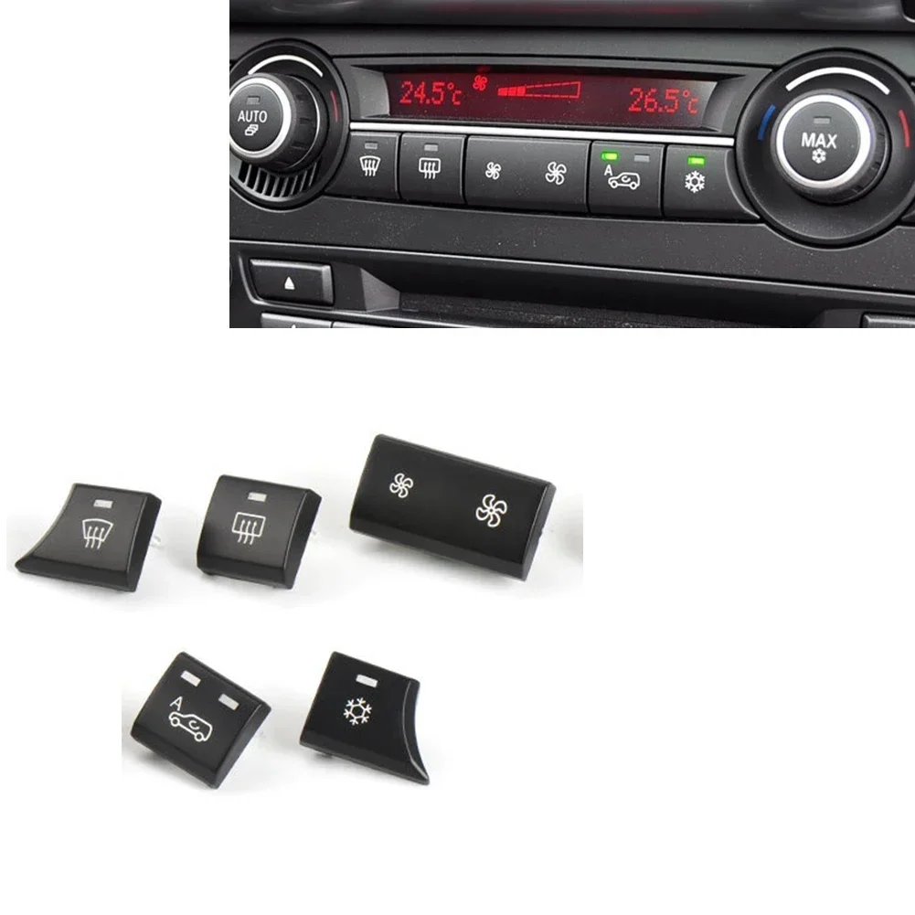 Direct Installation 5PCS Switch Button Cover Replacement for Central Panel Compatible with For BMW E70 X6 E71 E72
Direct Installation 5PCS Switch Button Cover Replacement for Central Panel Compatible with For BMW E70 X6 E71 E72