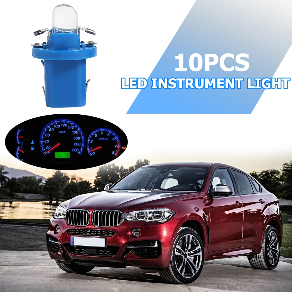 10 светодиодных ламп T5 B8.5D для приборной панели автомобиля, высокая светоотдача, зеленый свет
10 светодиодных ламп T5 B8.5D для приборной панели автомобиля, высокая светоотдача, зеленый свет