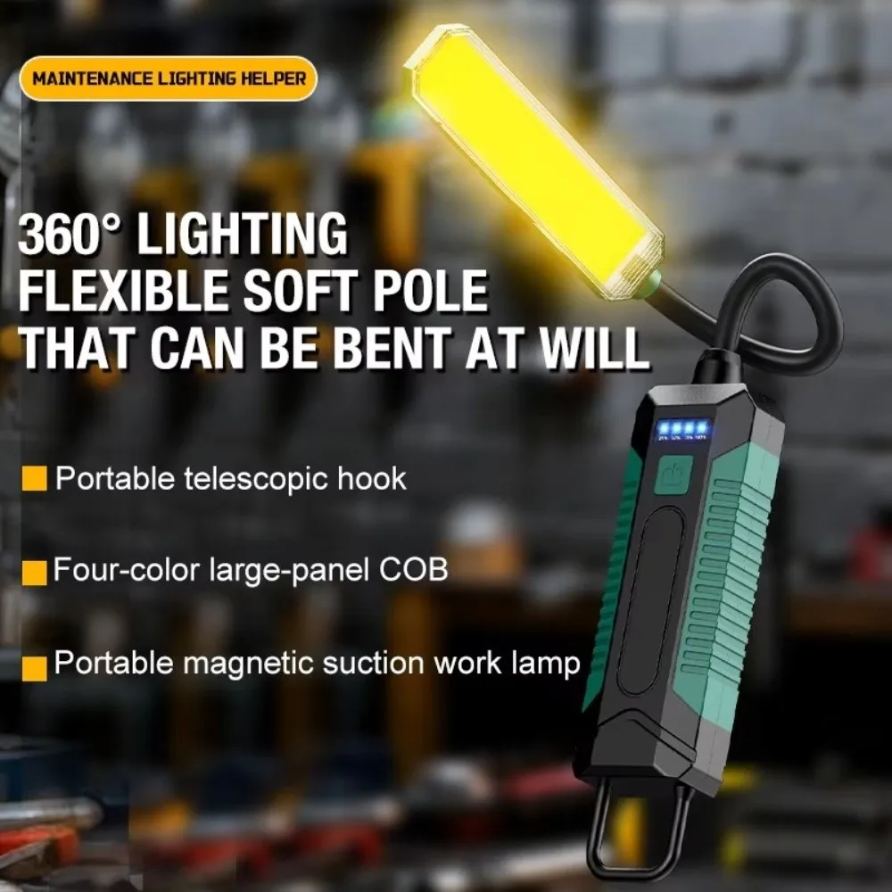 Waterproof Work Light Rechargeable Ultra Bright Magnet LED Flashlight Automotive Repair Red Flashing Warning
Waterproof Work Light Rechargeable Ultra Bright Magnet LED Flashlight Automotive Repair Red Flashing Warning