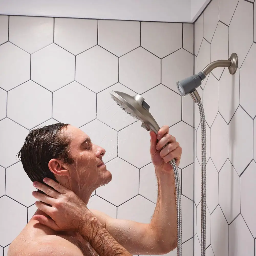 Engage Spot Resist Brushed Nickel SixFunction 5.5Inch Removable Handheld Showerhead with Magnetic Docking System, 26112SRN
Engage Spot Resist Brushed Nickel SixFunction 5.5Inch Removable Handheld Showerhead with Magnetic Docking System, 26112SRN