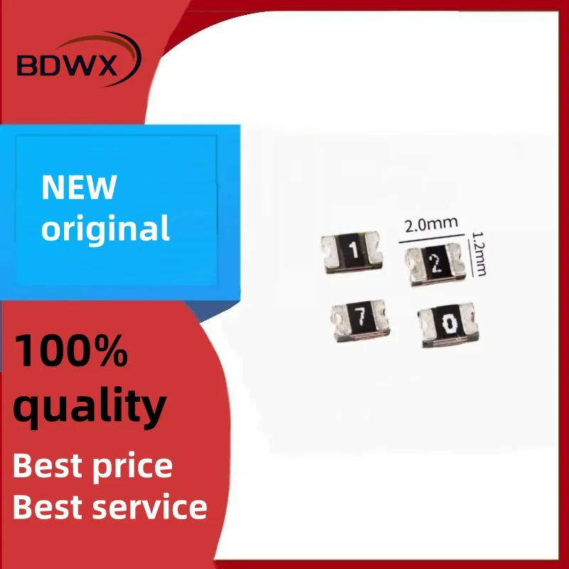10Pcs SMD Fuse SMD 0805 Resettable 0.05A 0.1A 0.2A 0.5A 1A 100mA PTTC
10Pcs SMD Fuse SMD 0805 Resettable 0.05A 0.1A 0.2A 0.5A 1A 100mA PTTC