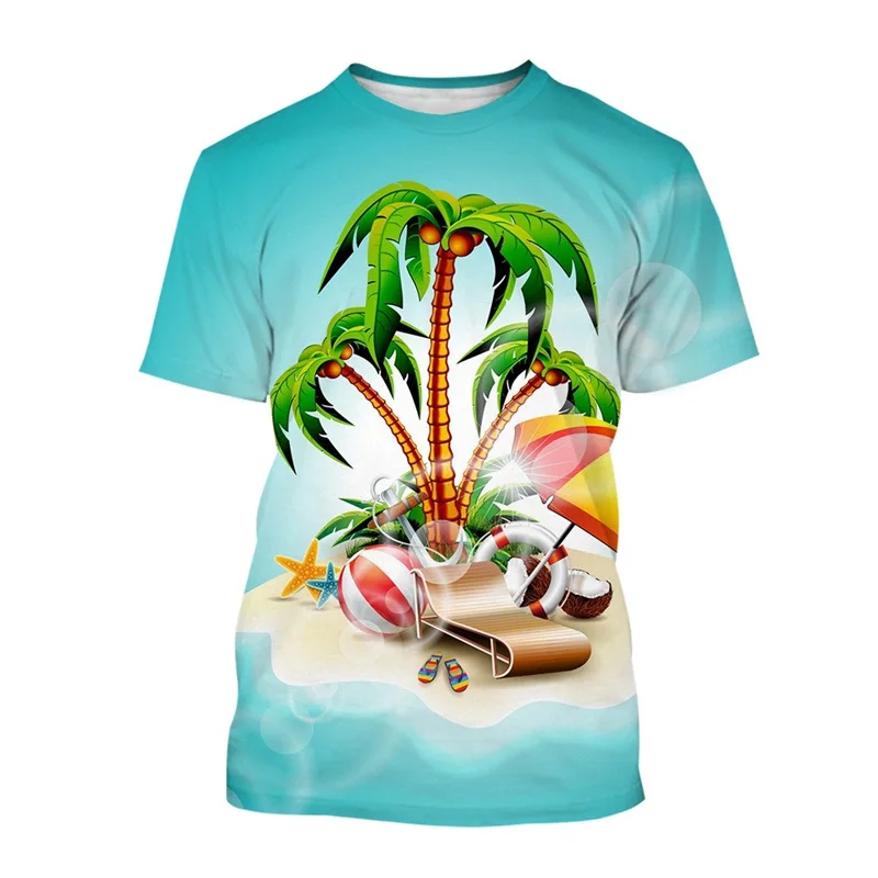 Men's clothing casual T-shirt 3D digital printed coconut tree graphic short sleeved loose breathable round neck top for men
Men's clothing casual T-shirt 3D digital printed coconut tree graphic short sleeved loose breathable round neck top for men