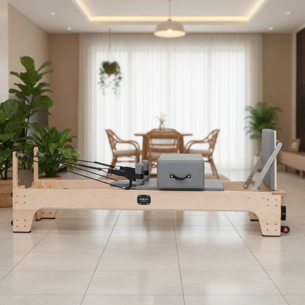 Multifunctional Oak Pilates Reformer Equipment Safe Exercise for Body & Pilates Studio Health Feature
Multifunctional Oak Pilates Reformer Equipment Safe Exercise for Body & Pilates Studio Health Feature
