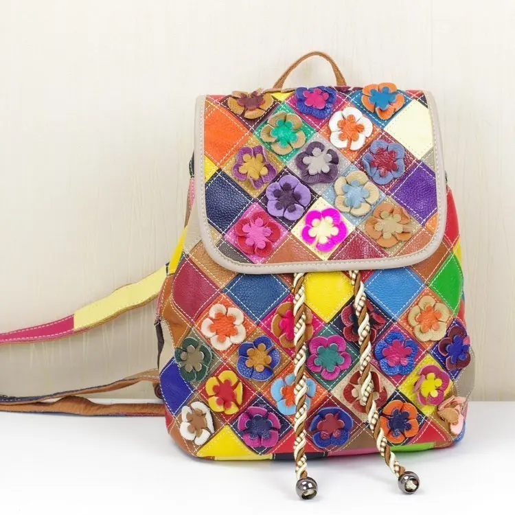 2024 New Women's Large Capacity Leather Backpack Spliced Color Block Floral Design Cowhide Double Shoulder Bag Fashionable Sc...
2024 New Women's Large Capacity Leather Backpack Spliced Color Block Floral Design Cowhide Double Shoulder Bag Fashionable Sc...