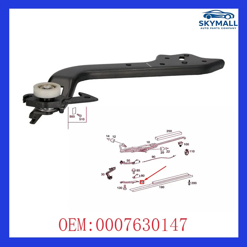 A0007630147 for Mercedes Benz SPRINTER W906 W907 Sliding Door Roller Car Accessories 0007630147
A0007630147 for Mercedes Benz SPRINTER W906 W907 Sliding Door Roller Car Accessories 0007630147