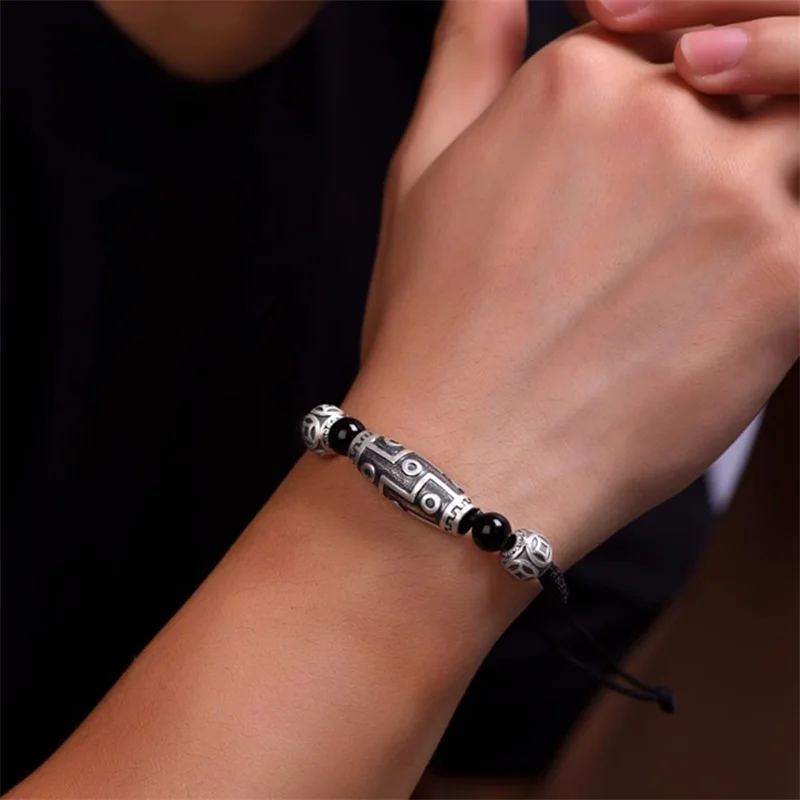 Vintage Relief Coin Bead Bracelet For Men Jewelry Blessing Buddhist Bead Bracelet Male Braided Rope Hand Accessories
Vintage Relief Coin Bead Bracelet For Men Jewelry Blessing Buddhist Bead Bracelet Male Braided Rope Hand Accessories