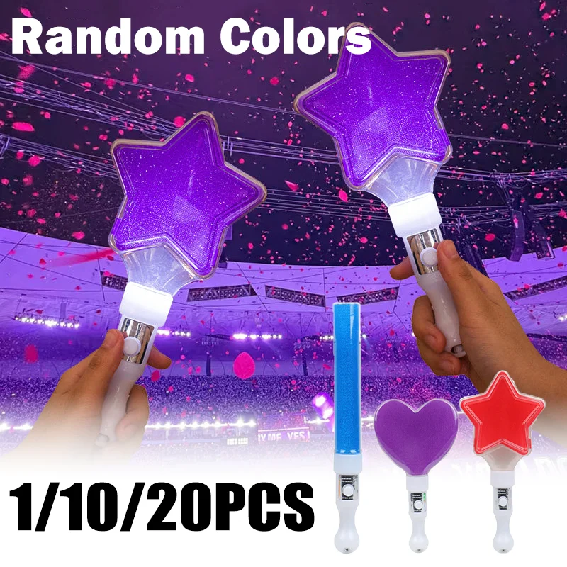 1-20PCS LED Light Stick Concert Support Rods Bright Glow Stick for Crazy Hour Wedding Party Decoration Reusable Light Stick
1-20PCS LED Light Stick Concert Support Rods Bright Glow Stick for Crazy Hour Wedding Party Decoration Reusable Light Stick