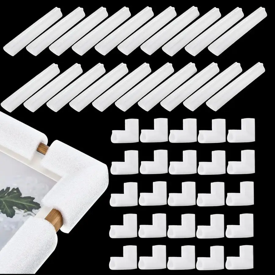 40 Pcs TV Moving Foam Corner Protectors Mirror Picture Frame Shipping Moving Packaging Protection Cushioning Foam Sets Corner Fu
40 Pcs TV Moving Foam Corner Protectors Mirror Picture Frame Shipping Moving Packaging Protection Cushioning Foam Sets Corner Fu