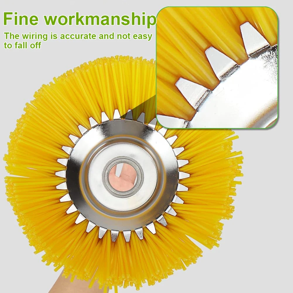8 Inch Brush Mowing Head Universal Grass Trimmer Head Nylon Wire Wheel Weeder Rotary Brush for Lawnmower
8 Inch Brush Mowing Head Universal Grass Trimmer Head Nylon Wire Wheel Weeder Rotary Brush for Lawnmower