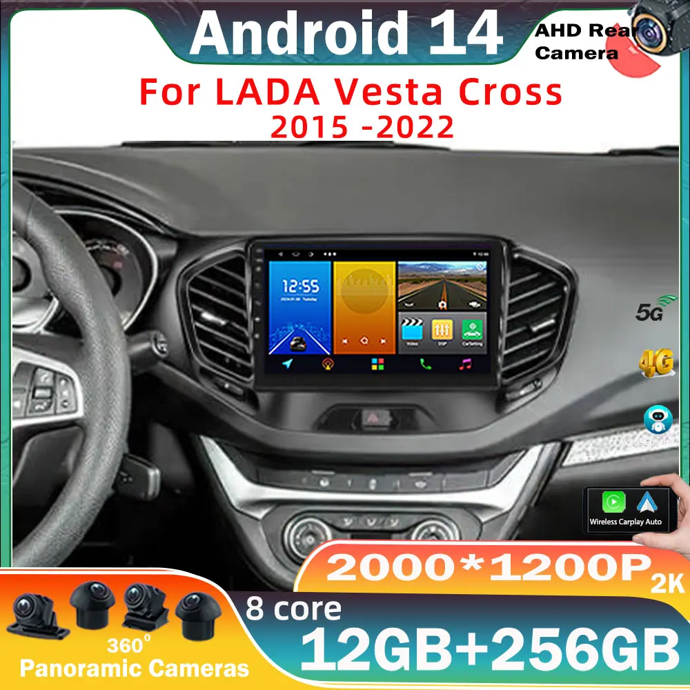 Android 14 For LADA Vesta Cross Sport 2015 - 2022 Head Unit Multimedia Car GPS Video Autoradio Navigation Stereo Radio 5G DVD BT
Android 14 For LADA Vesta Cross Sport 2015 - 2022 Head Unit Multimedia Car GPS Video Autoradio Navigation Stereo Radio 5G DVD BT