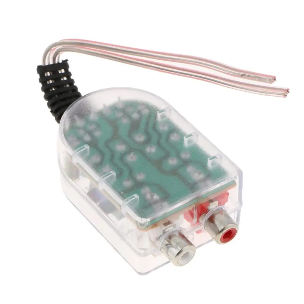 Clear Adjustable Impedance Converter Adapter RCA Line Out High to Low Interface for Car Speaker Audio
Clear Adjustable Impedance Converter Adapter RCA Line Out High to Low Interface for Car Speaker Audio