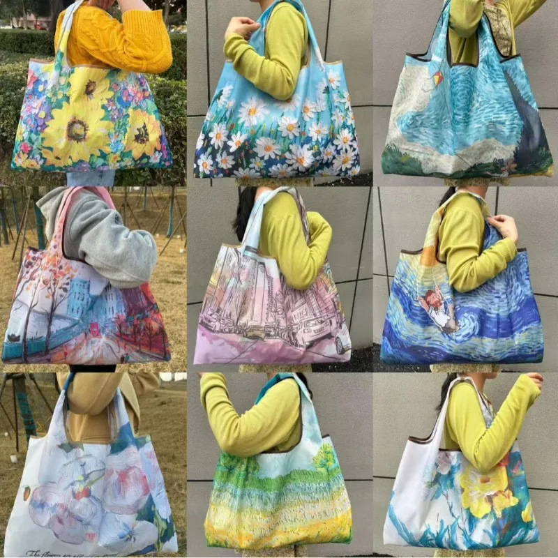 New Foldable Environmentally Friendly Travel Portable Supermarket Large-capacity Shoulder Shopping Bag
New Foldable Environmentally Friendly Travel Portable Supermarket Large-capacity Shoulder Shopping Bag