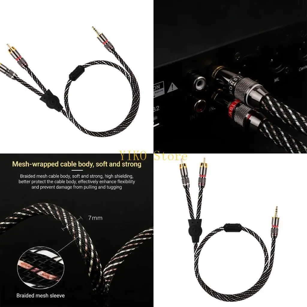 K32C Leading Standard 1.5M 3.5mm To 2 Link Cable For sound Lovers
K32C Leading Standard 1.5M 3.5mm To 2 Link Cable For sound Lovers