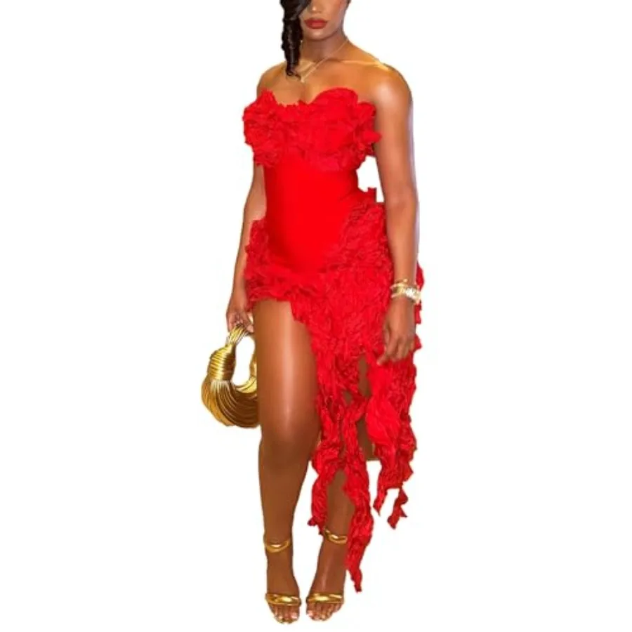 DINGANG Womens Dresses Sexy Off The Shoulder Corset Slit Summer Y2K Dress Club Party Long Dress
DINGANG Womens Dresses Sexy Off The Shoulder Corset Slit Summer Y2K Dress Club Party Long Dress