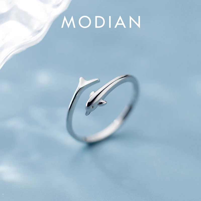 Женское регулируемое кольцо Modian с дельфином, подарочное кольцо с животным, аутентичное Стерлинговое Серебро, 925
Женское регулируемое кольцо Modian с дельфином, подарочное кольцо с животным, аутентичное Стерлинговое Серебро, 925