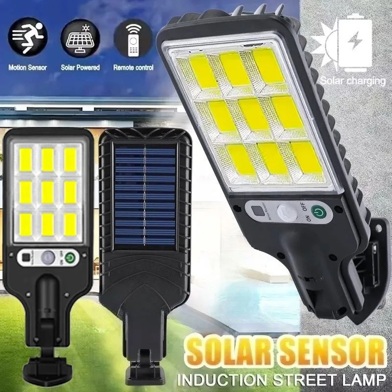 Powerful 108/117COB Solar Wall Light with Motion Sensor 3 Modes for Patio Garden Balcony Garage Door Public Lighting
Powerful 108/117COB Solar Wall Light with Motion Sensor 3 Modes for Patio Garden Balcony Garage Door Public Lighting