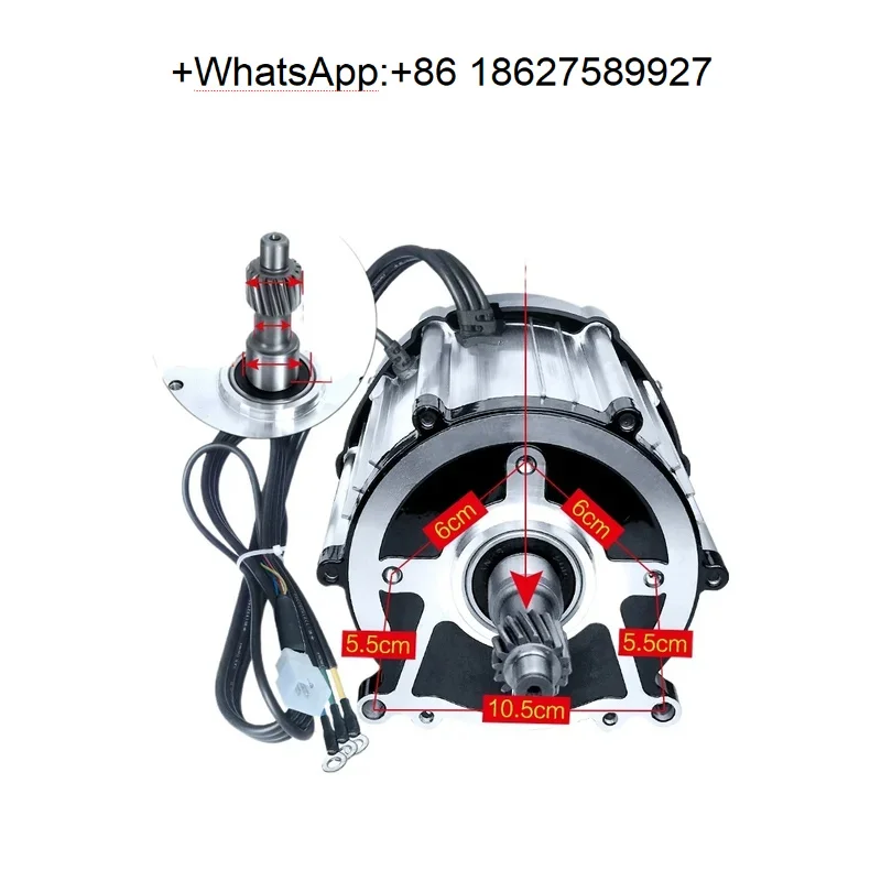 Brushless Differential Drive Motor 48/60/72V Tricycle Part
Brushless Differential Drive Motor 48/60/72V Tricycle Part