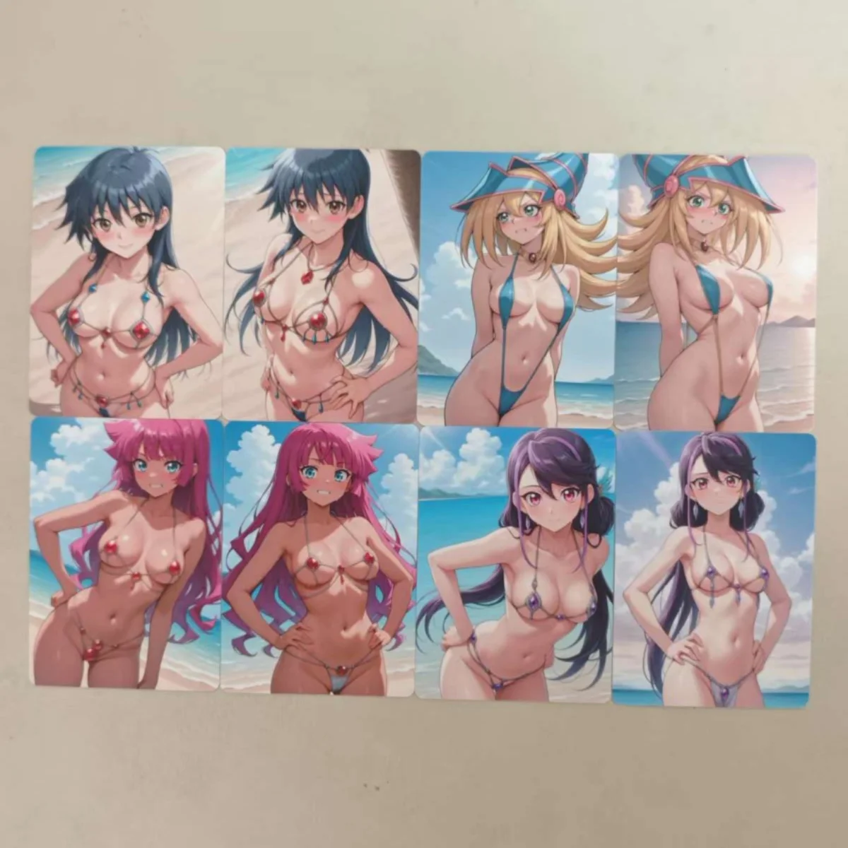 8Pcs/set NSFW Card Yugioh Beach Ocean Gemstone Bikini DMG Celina Romin Saotome Rei Collection Card 18+
8Pcs/set NSFW Card Yugioh Beach Ocean Gemstone Bikini DMG Celina Romin Saotome Rei Collection Card 18+