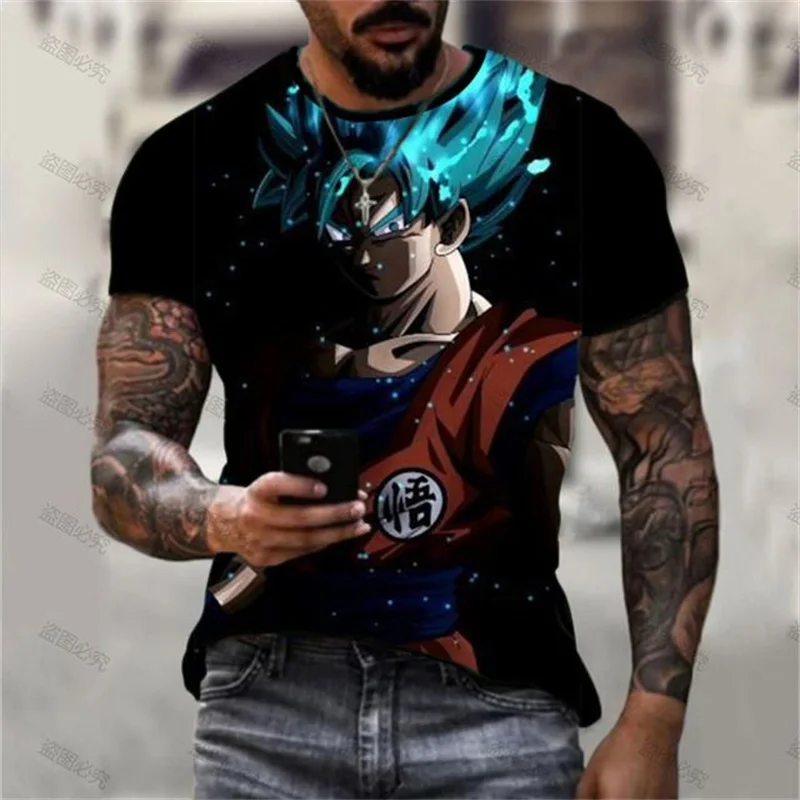 Goku Dragon Ball Z Men's T Shirt Vegeta Summer Saiyan Anime S-6XL Cool Short Sleeved New Oversized Y2K Streetwear O-collar GYM
Goku Dragon Ball Z Men's T Shirt Vegeta Summer Saiyan Anime S-6XL Cool Short Sleeved New Oversized Y2K Streetwear O-collar GYM