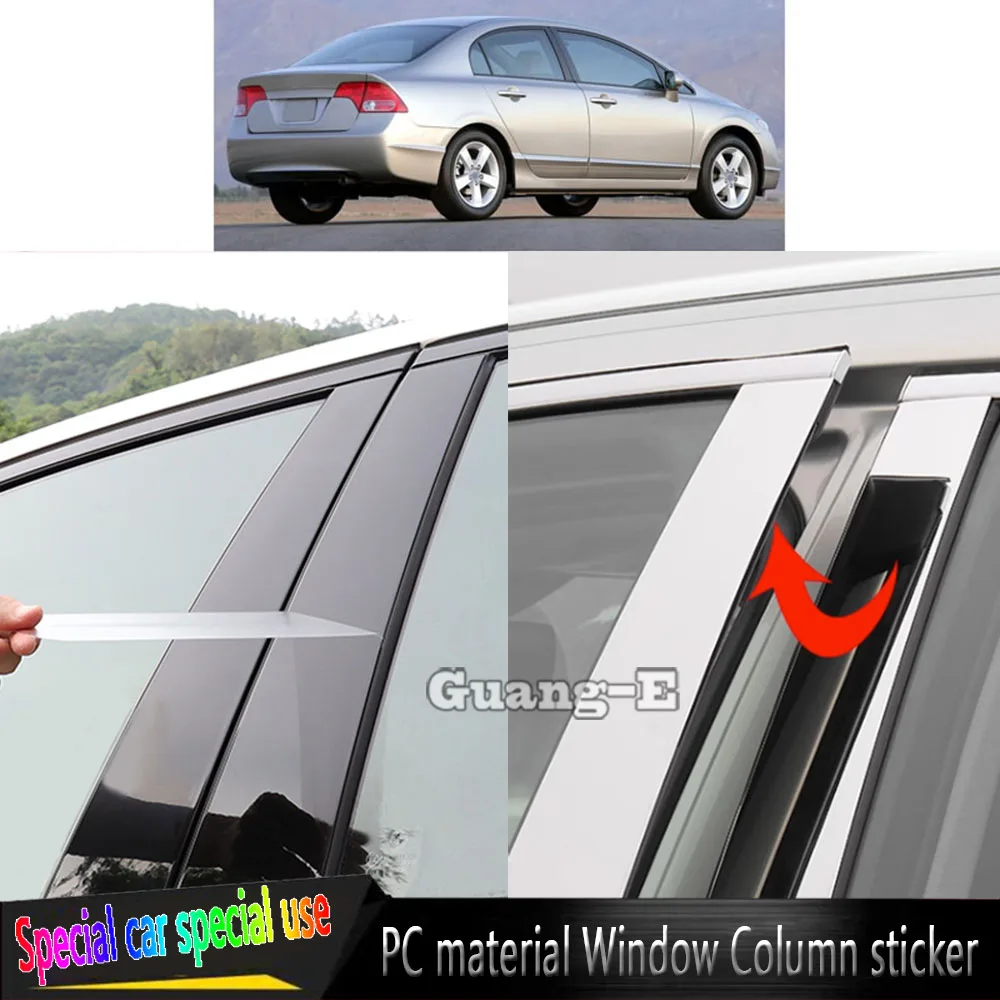 For Honda Accord 7th 2003 2004 2005 2006 2007 Car TPU/Glossy Mirror Pillar Post Cover Door Trim Window Molding Sticker Plate
For Honda Accord 7th 2003 2004 2005 2006 2007 Car TPU/Glossy Mirror Pillar Post Cover Door Trim Window Molding Sticker Plate