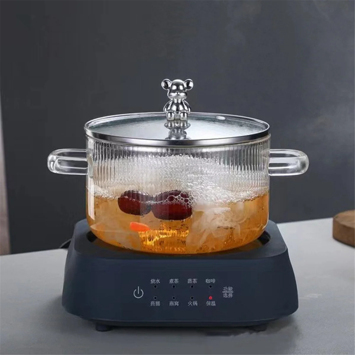 Glass Saucepan Clear Cooking Pot Soup Pot Heating Dual Handles Glass Saucepan with Cover Gold HOT
Glass Saucepan Clear Cooking Pot Soup Pot Heating Dual Handles Glass Saucepan with Cover Gold HOT