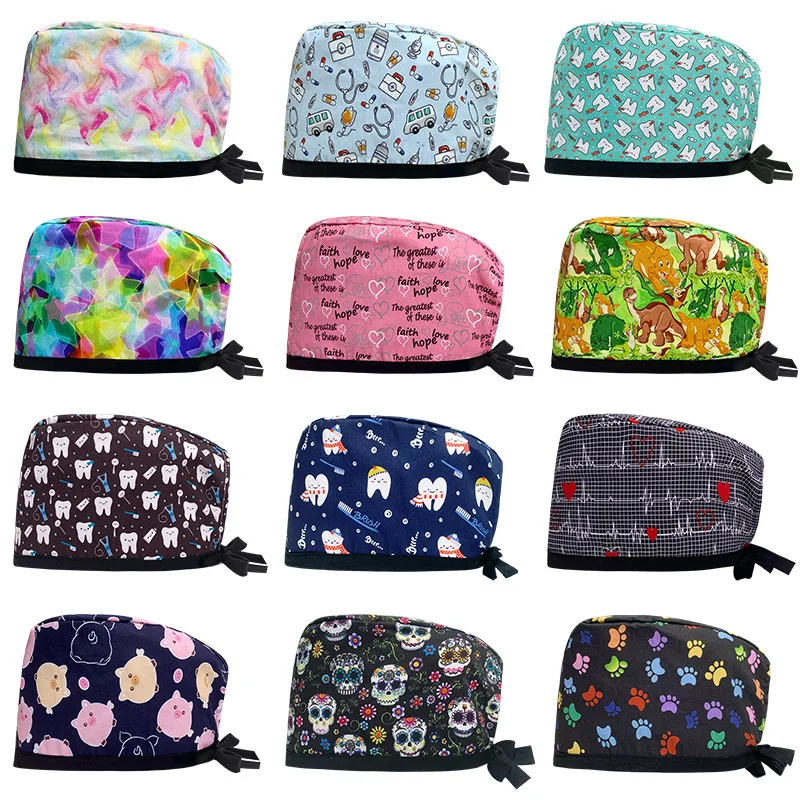 Cotton Printed Surgical With Adjustable Straps For Women, Nurse's Cap, Dentist's Oral Scrub Cap
Cotton Printed Surgical With Adjustable Straps For Women, Nurse's Cap, Dentist's Oral Scrub Cap