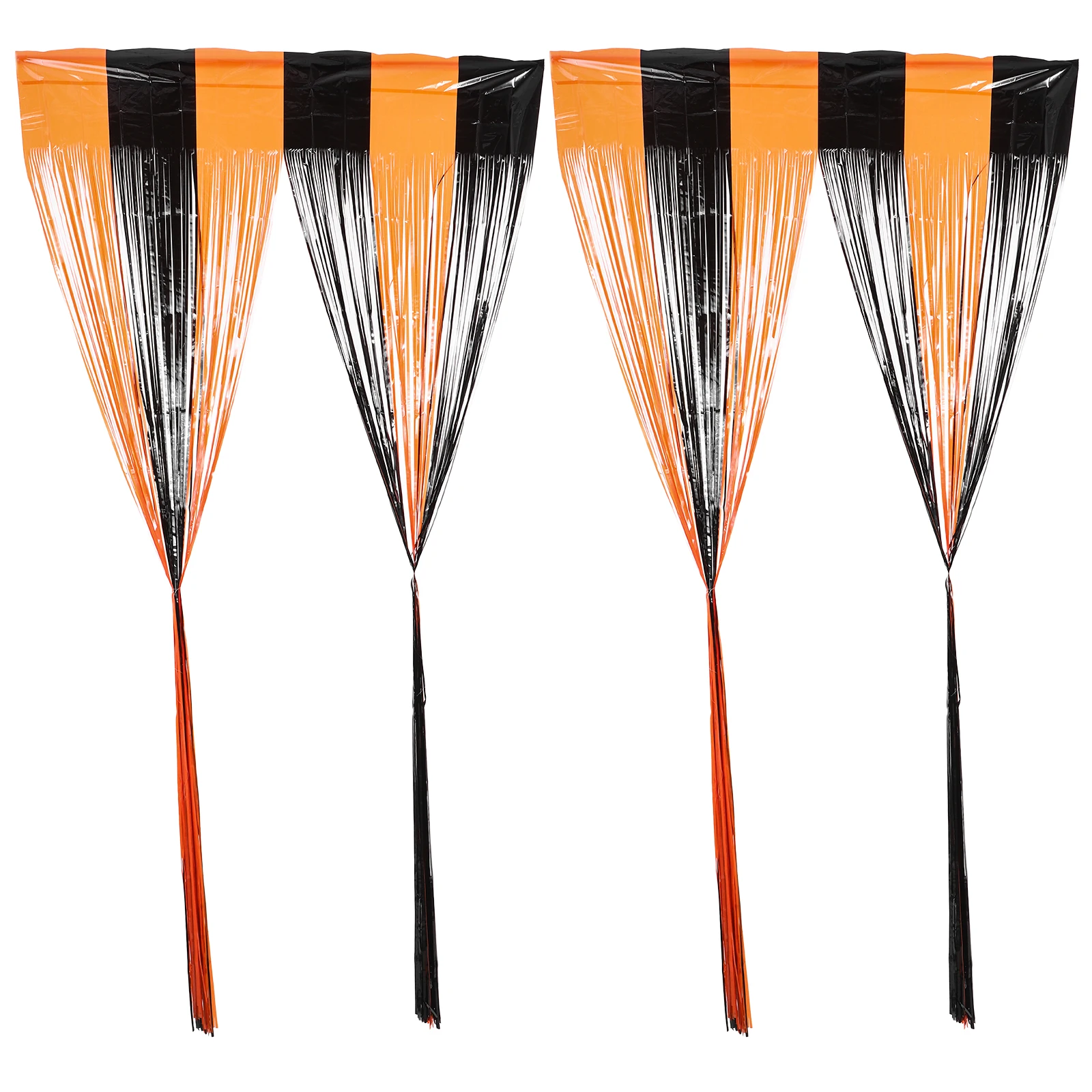 2pcs 1m*25m Black Orange PVC Tassel Curtain Background Halloween Door Window Scene HangingHaunted House Prop
2pcs 1m*25m Black Orange PVC Tassel Curtain Background Halloween Door Window Scene HangingHaunted House Prop